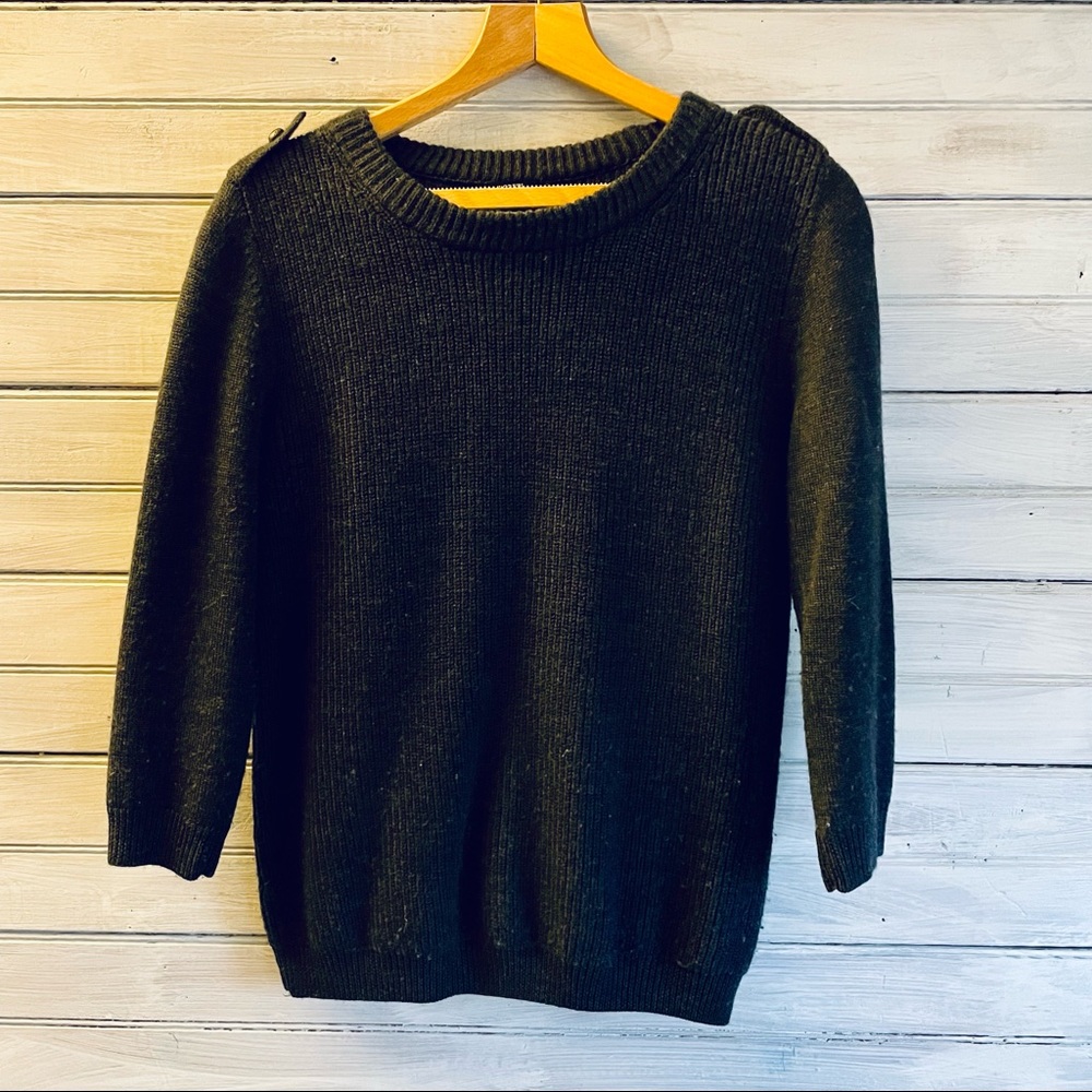 Grey J. Crew sweater- Size Medium